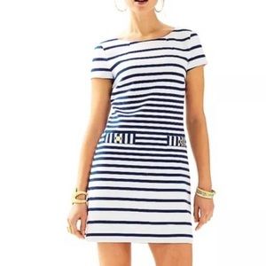 ⭐️ Lilly Pulitzer Layton Ottoman Stripe Dress EUC